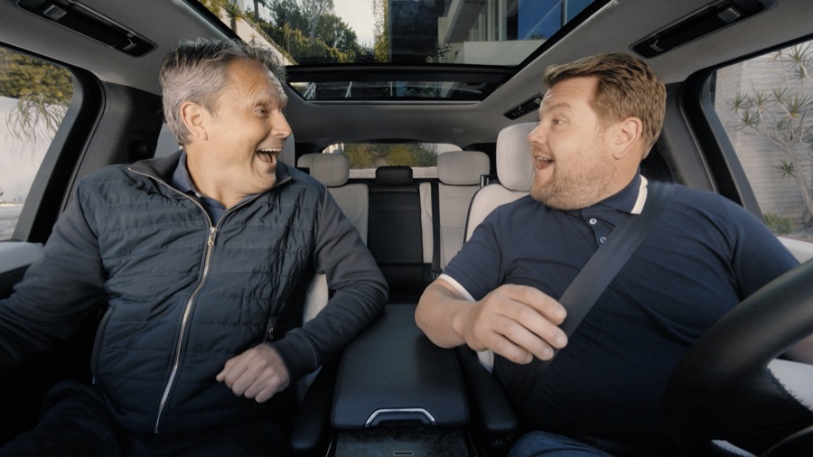 Range Rover Sport James Corden — film still 1